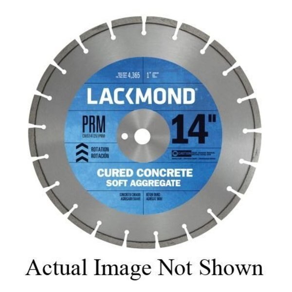 Diamond Blade, Laser Weld Segmented, Series PRM Series, 18 Diameter Blade, 1 ArborShank, Lackmond, Mfr#: CWS181551PRM